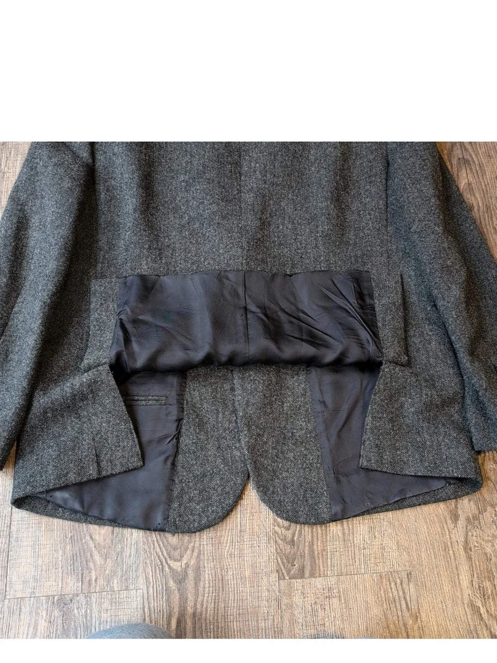 J Crew Ludlow Jacket Mens 42 Gray Yorkshire Tweed Moon Wool Sport Coat Blazer